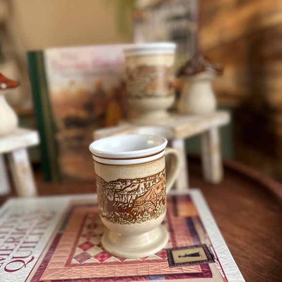 Rustic Grand Canyon embossed mug set of 2 - Picture 16 of 16